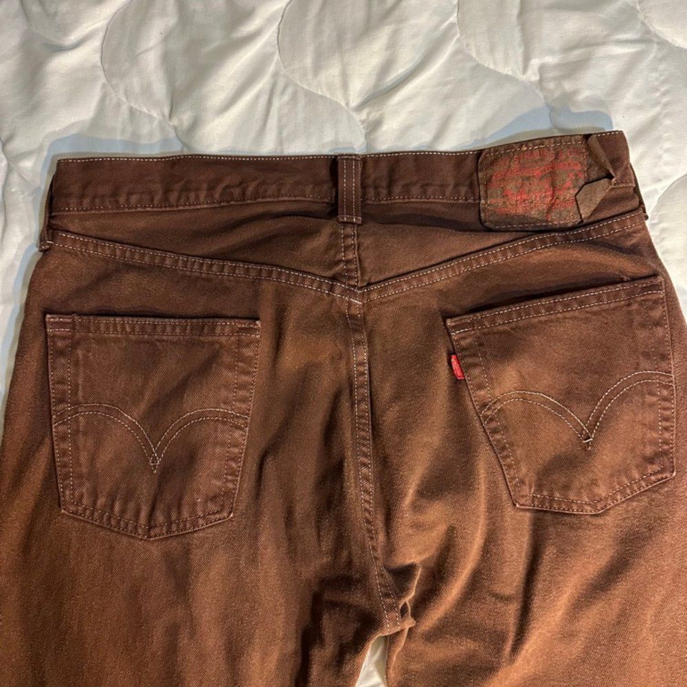 Levi’s 501 Vtg Jeans Size 10 Inseam 31 inches Women’s Brown-Maroon